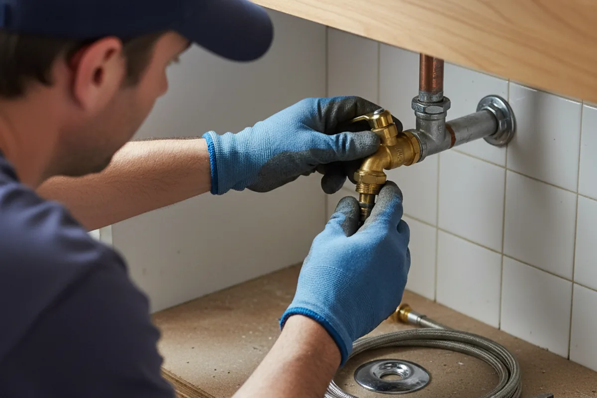Shutoff valve and fitting work during Repiping in Englewood